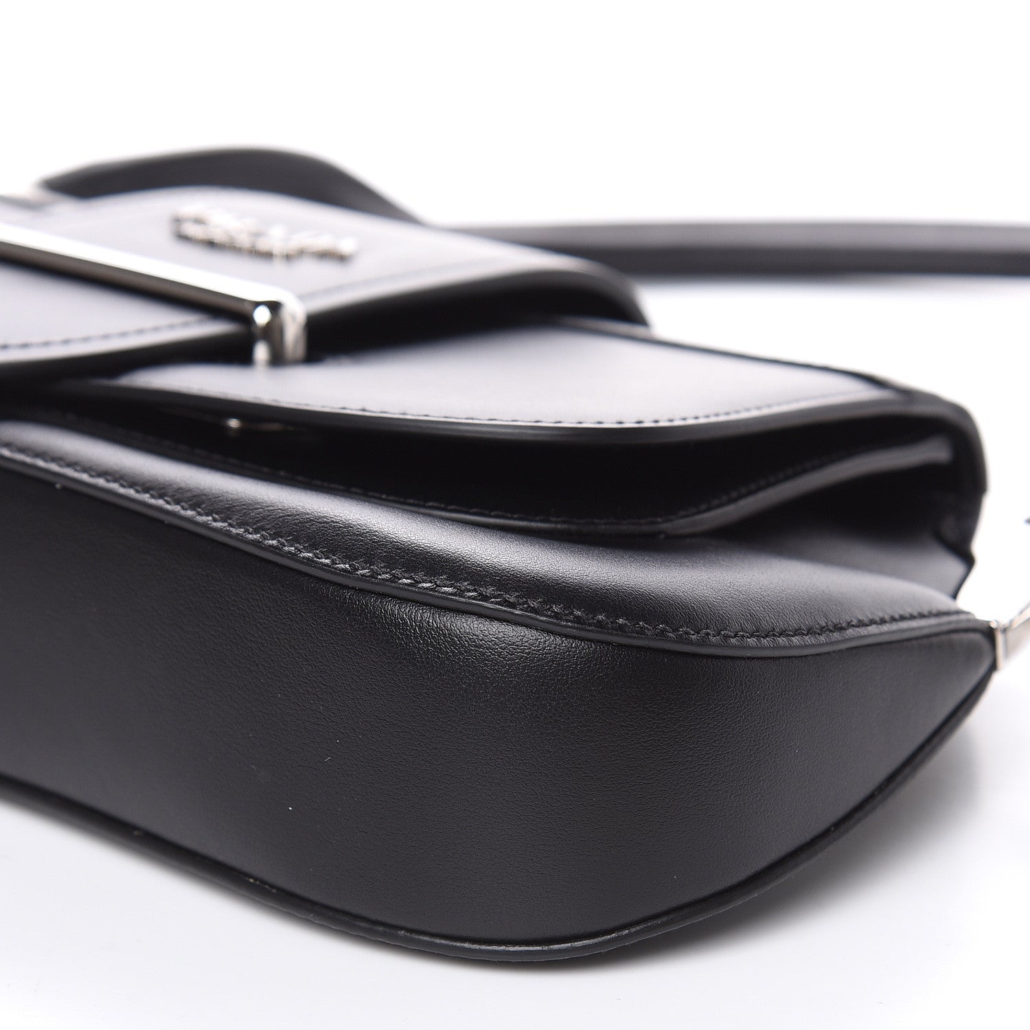 Prada City Calfskin Sidonie Shoulder Bag Black 8 of 11