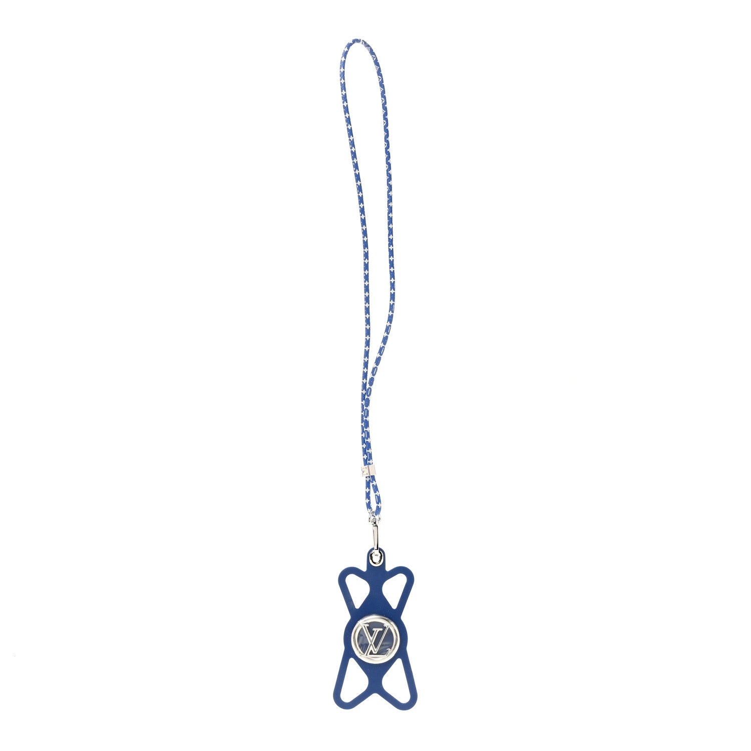 Louis Vuitton Monogram Silicone Louise Phone Holder Blue 1 of 4