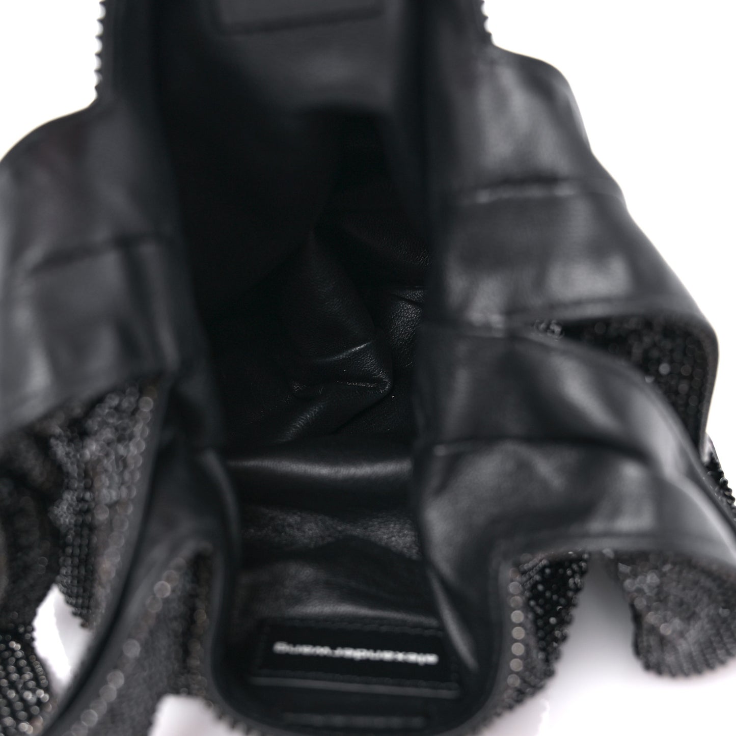 Crystal Mini Wanglock Shopper Black