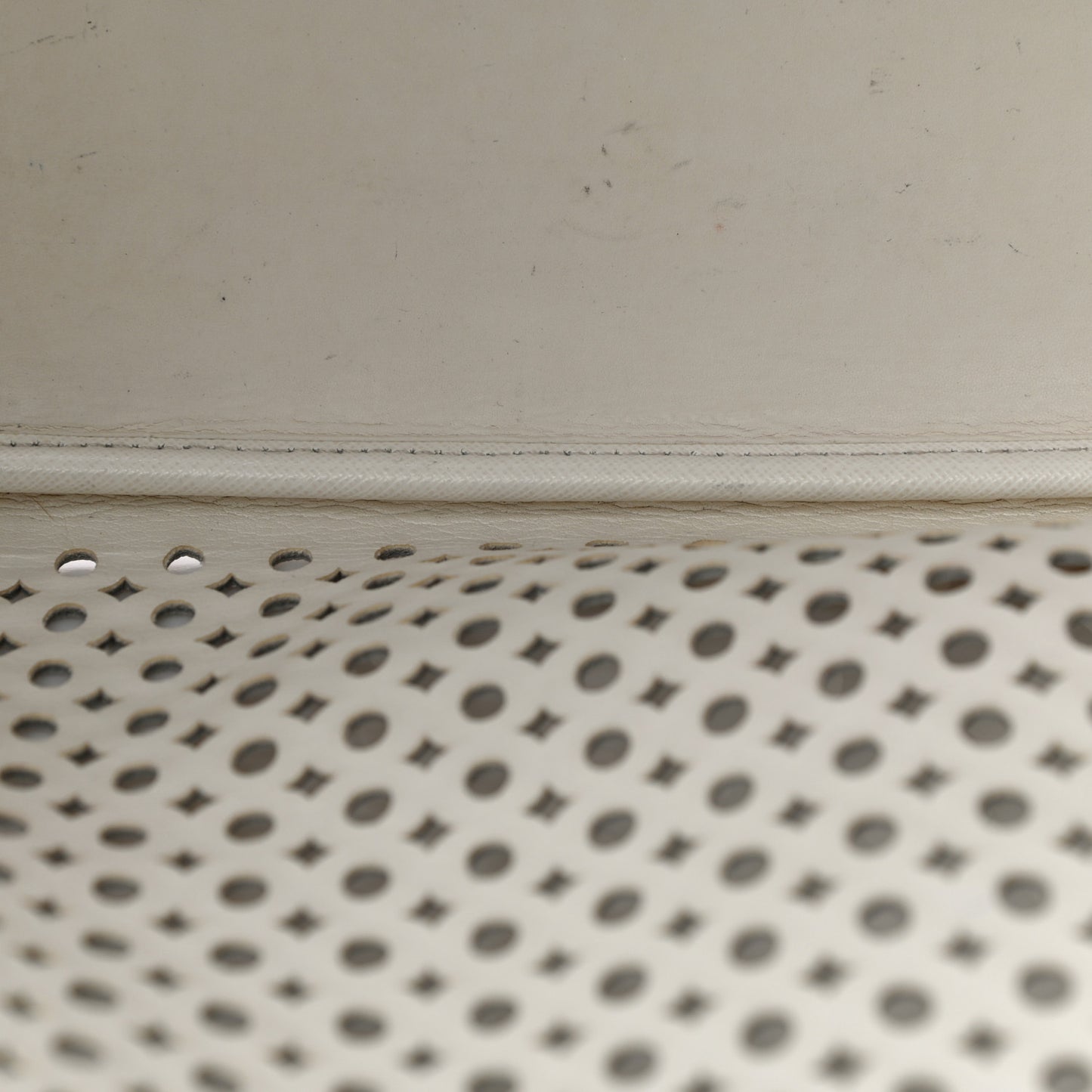 Saffiano Perforated Tote Talco