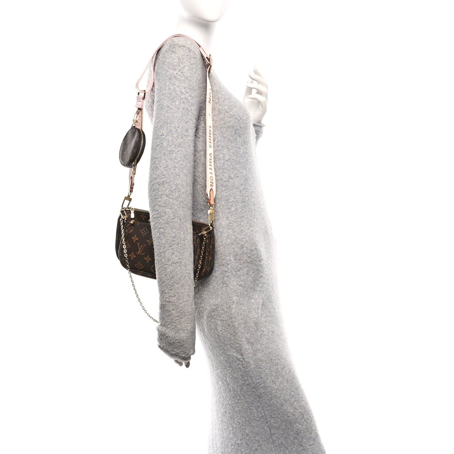 Monogram Multi Pochette Accessories Rose Clair