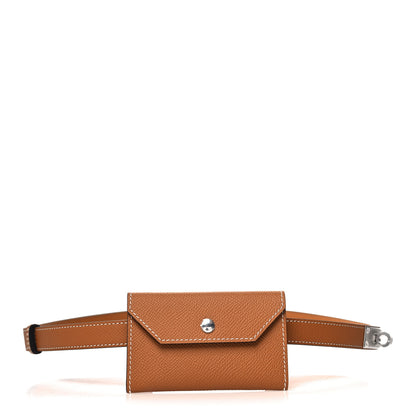 Hermes Epsom Kelly Pocket Belt Gold 3 of 7