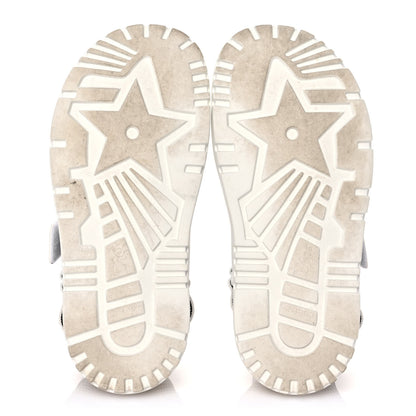 Christian Dior Technical Knit Jute Dioract 10mm Sandals 36 White Black 5 of 7
