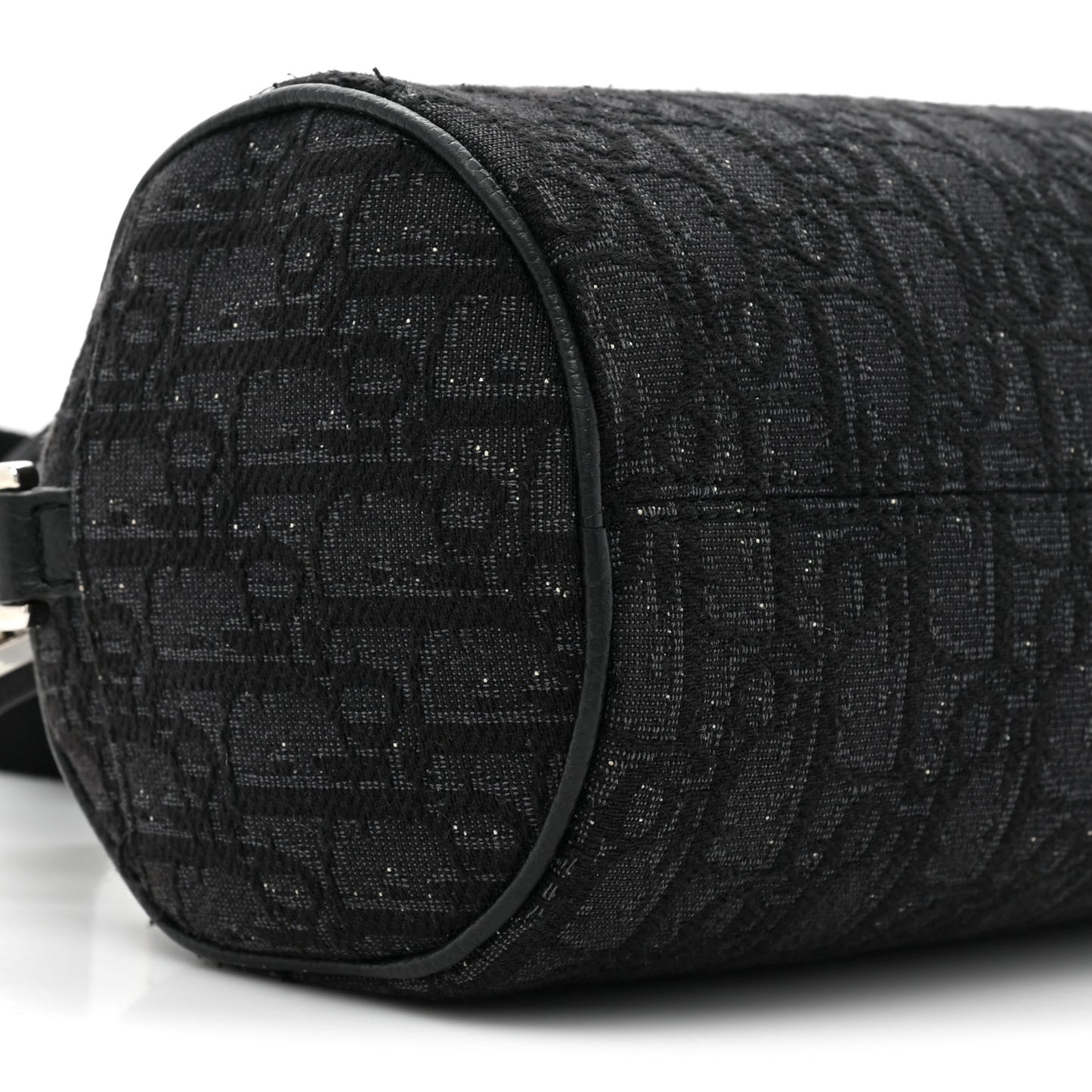 Oblique Roller Messenger Bag Black