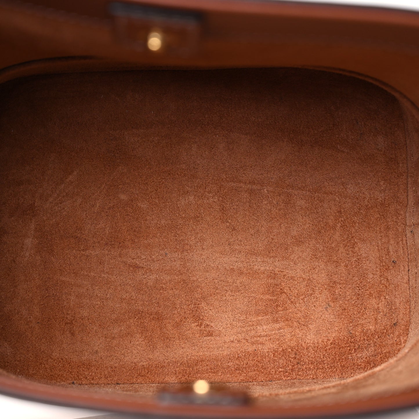 Smooth Calfskin Small Cuir Triomphe Bucket Bag Tan