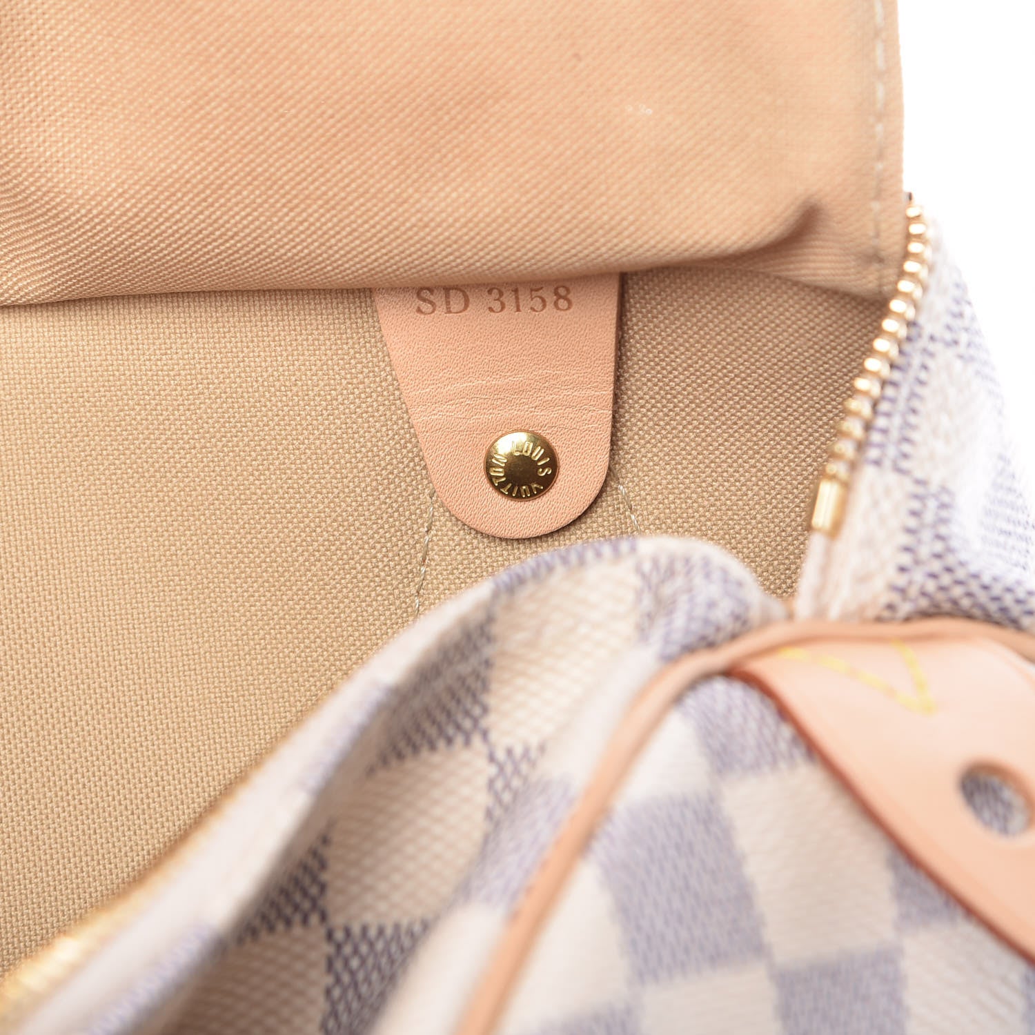Louis Vuitton Damier Azur Speedy 30 8 of 16