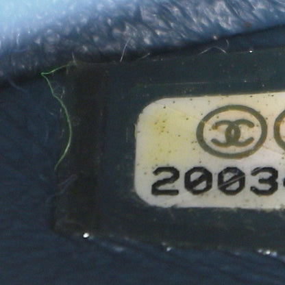 Chanel Caviar Quilted Medium Double Flap Blue 12 of 23