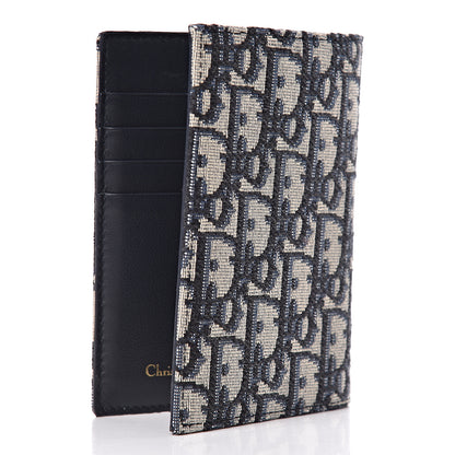 Christian Dior Oblique Passport Holder Blue 3 of 8