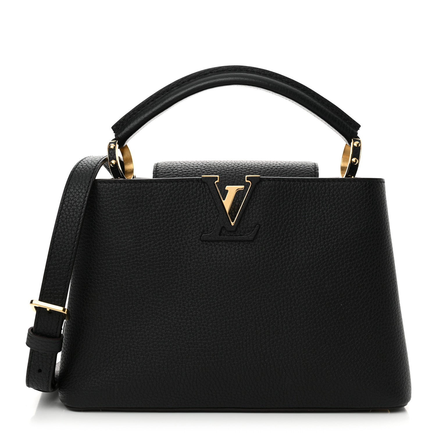 Louis Vuitton Taurillon Capucines BB Black 1 of 12