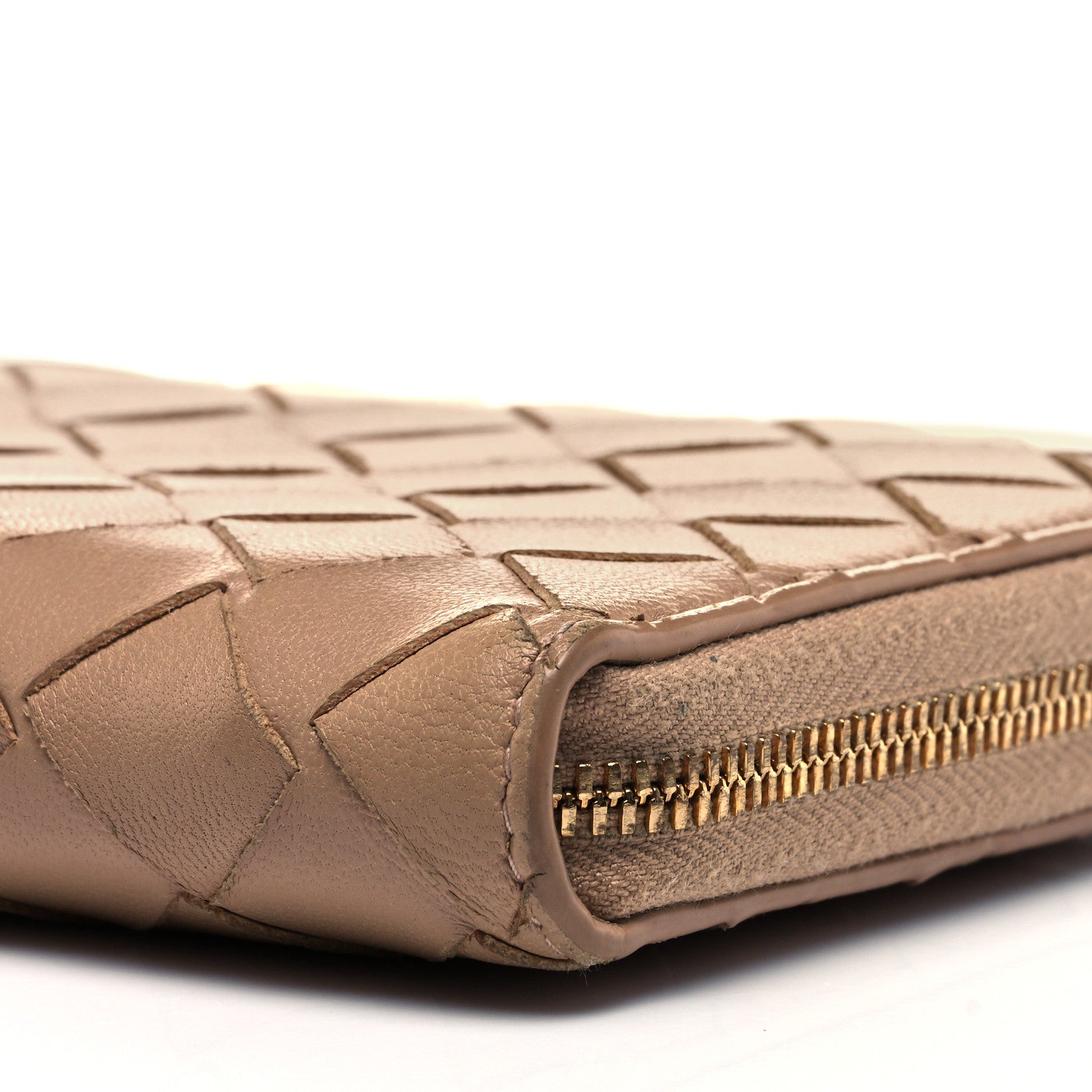 Bottega Veneta Nappa Intrecciato Zip Around Wallet Petale 6 of 9