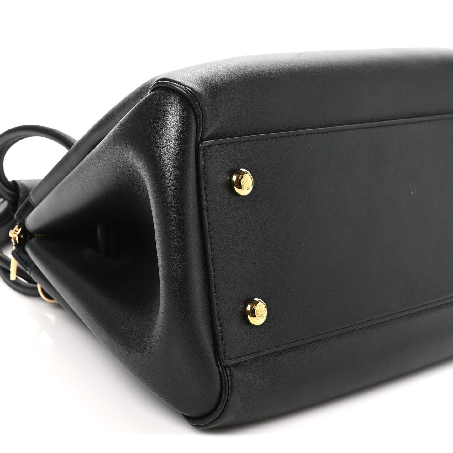 Supple Calfskin Medium Madrid Bag Black