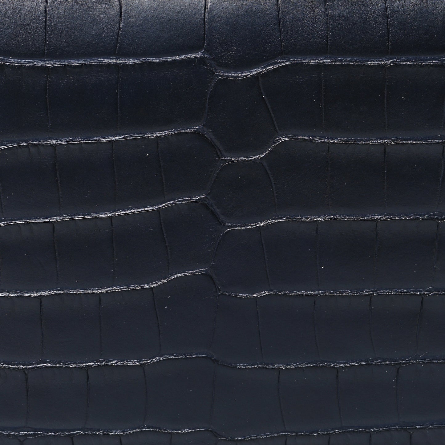 Matte Alligator Chevre Colorblock MC2 Magellan Passport Holder Black