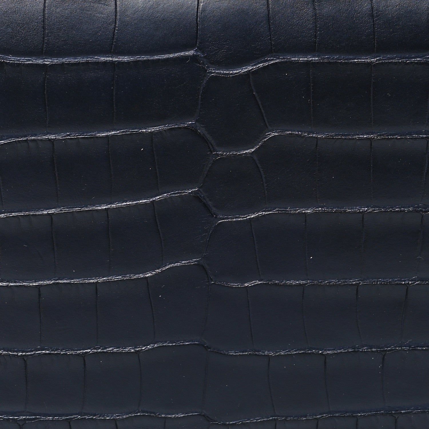 Hermes Matte Alligator Chevre Colorblock MC2 Magellan Passport Holder Black 8 of 11