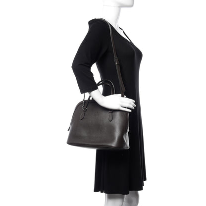 Gucci Calfskin Medium Dome Bag Dark Brown 2 of 9