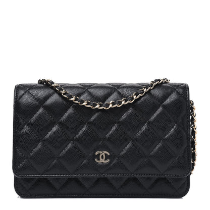 Chanel Caviar Quilted Wallet On Chain WOC Black 1 of 3