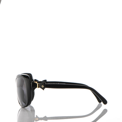 Chanel CC Bow Polarized Sunglasses 5171 Black 3 of 7
