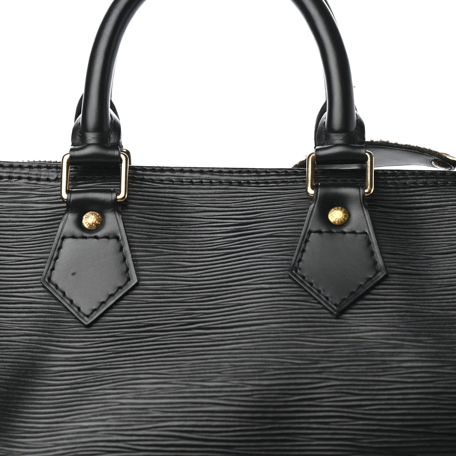 Louis Vuitton Epi Speedy 25 Black 7 of 12