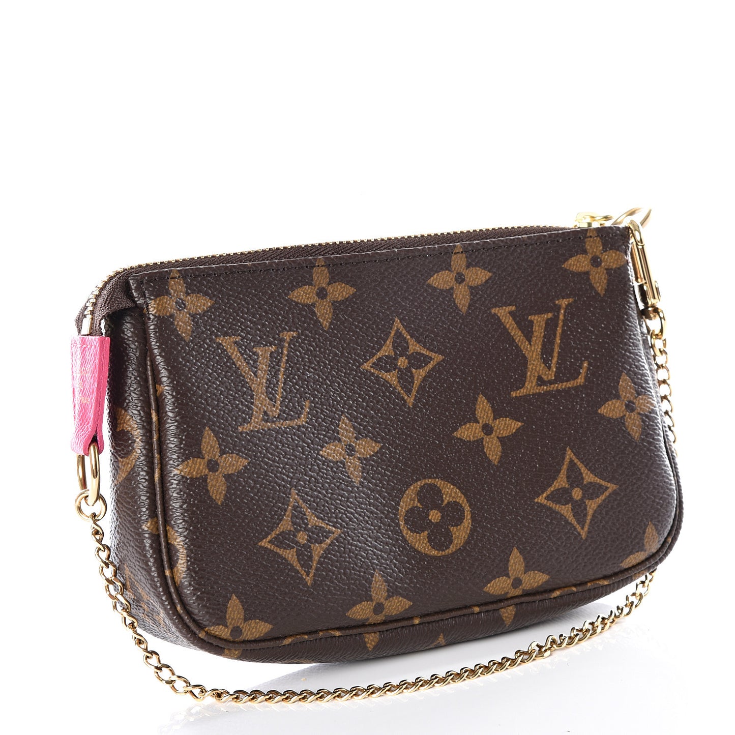 Monogram 2019 Christmas Animation Mini Courchevel Pochette Accessories Fuchsia