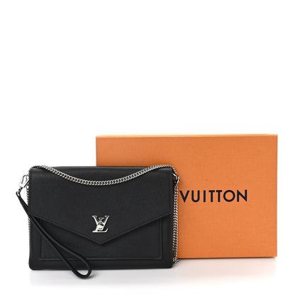 Louis Vuitton Soft Calfskin My Lockme Pochette Black 9 of 9