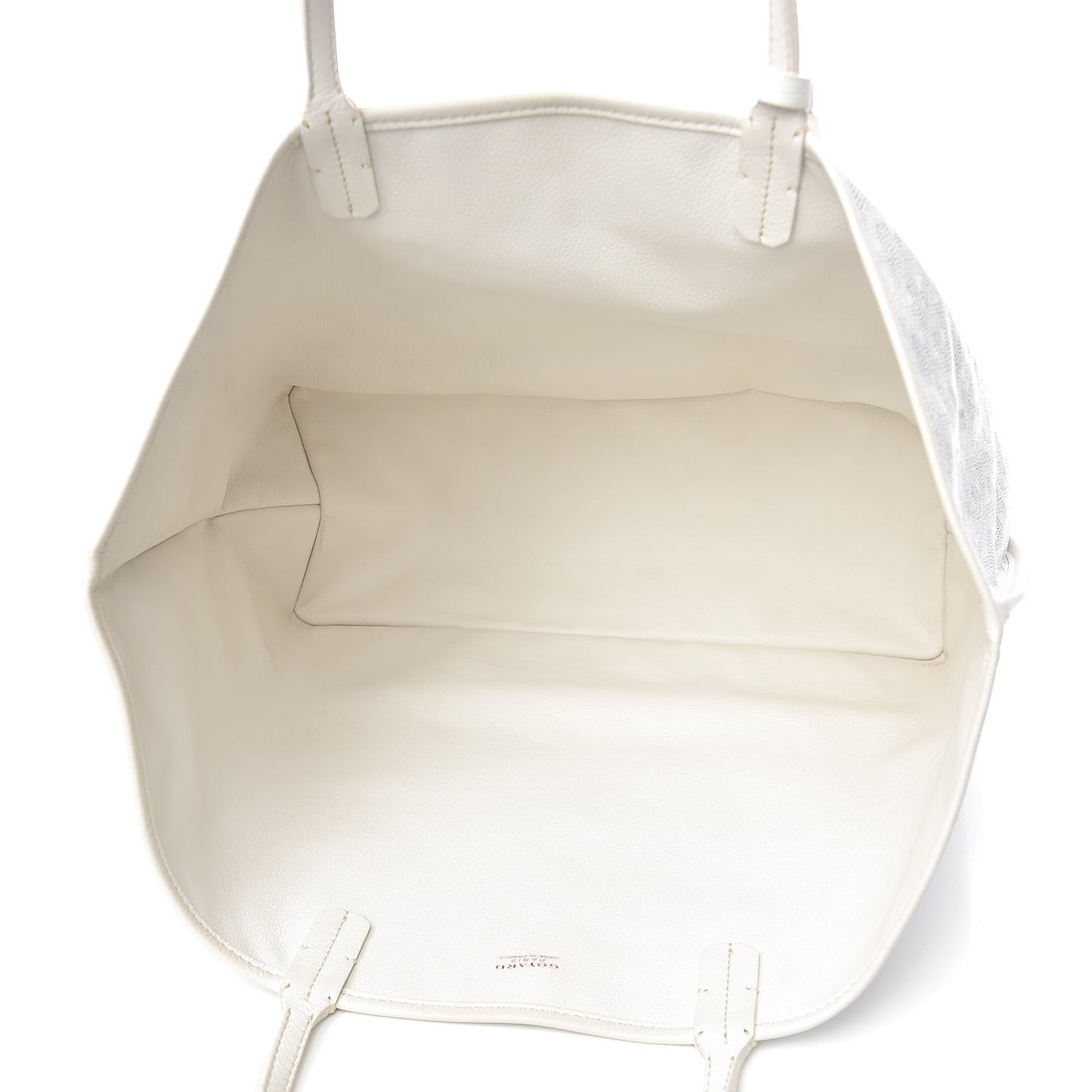 Goyardine Reversible Anjou PM White