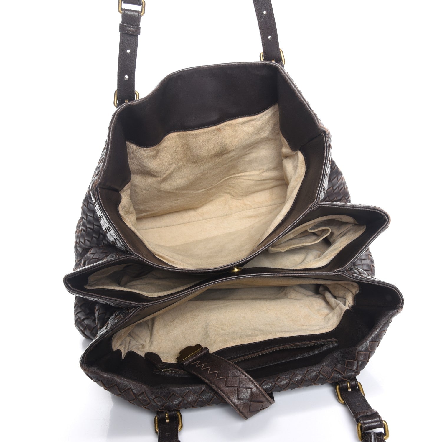 Bottega Veneta Nappa Intrecciato Medium Roma Tote Moro 5 of 9