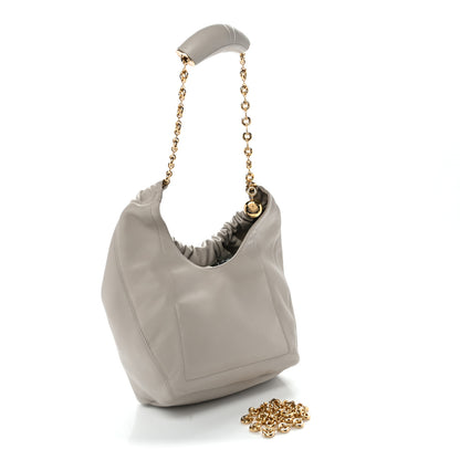 Loewe Buttery Nappa Lambskin Small Squeeze Bag Pearl Grey 3 of 9