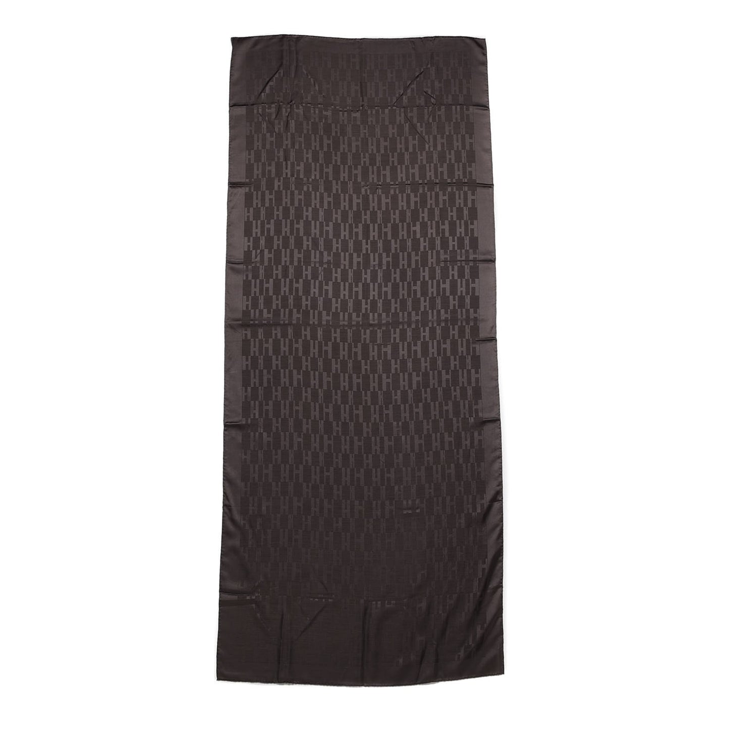 Silk Wool Faconnee Grand H Scarf