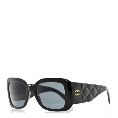 Chanel Acetate Quilted Sunglasses 5019 Black 1 of 14