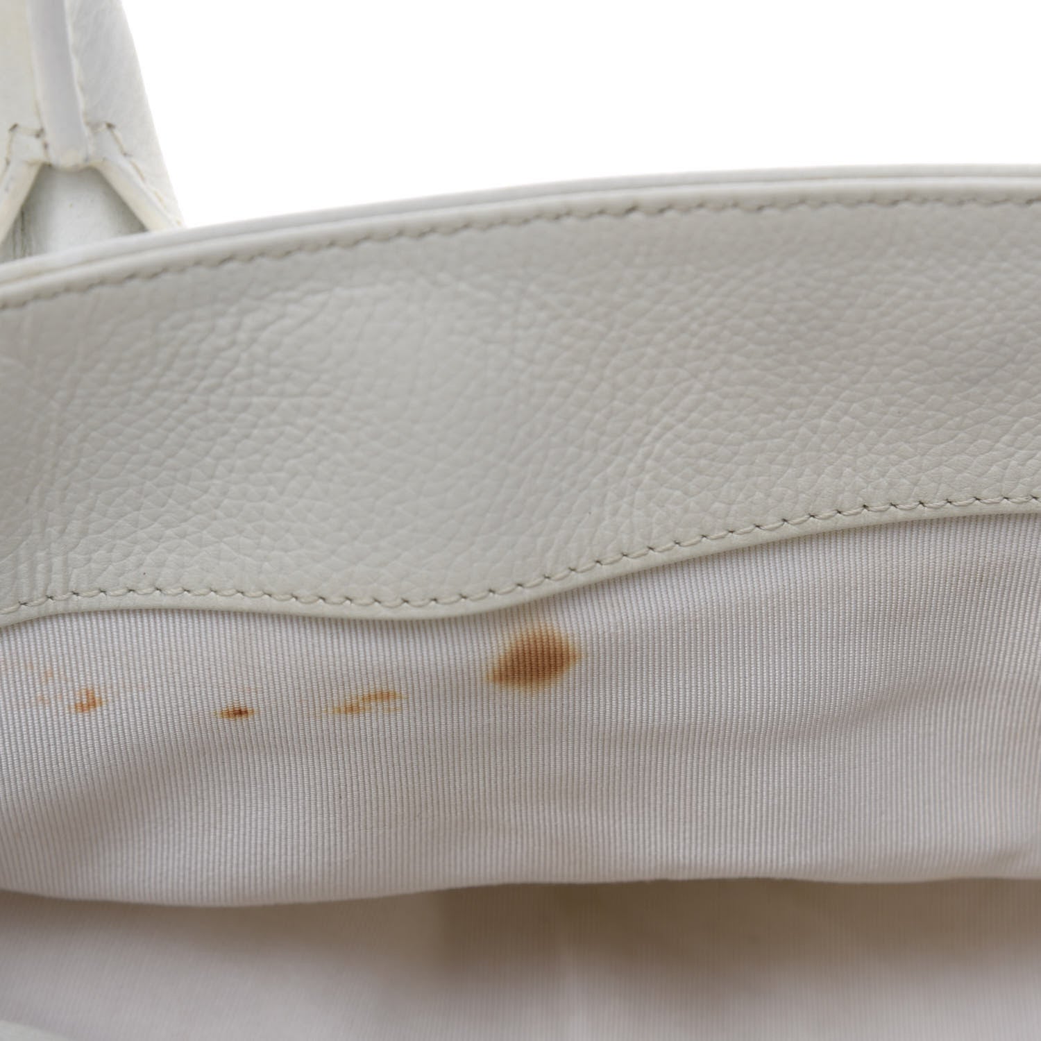 Chanel Calfskin Cerf Executive Shopper Tote White 12 of 16