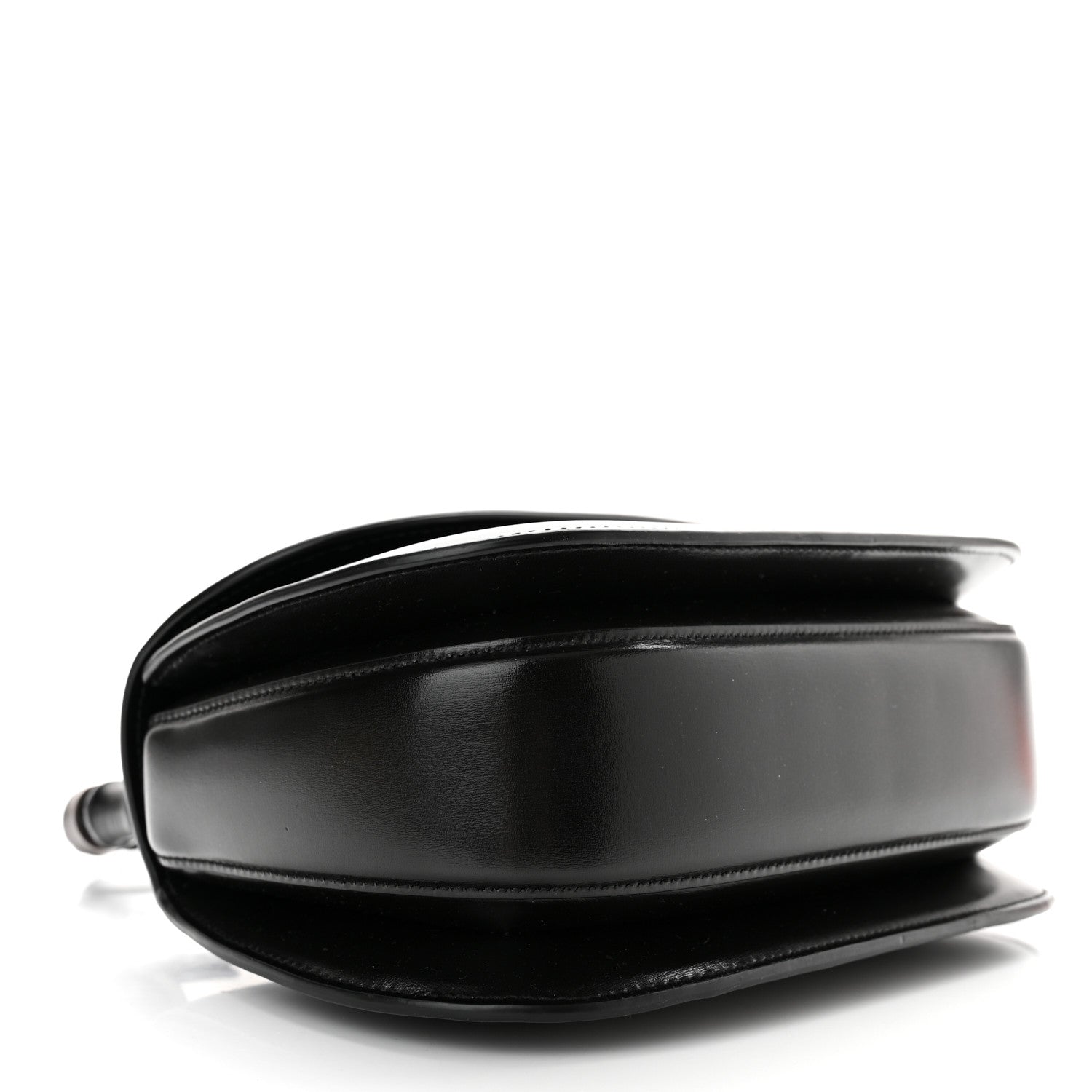 Gucci Boarded Dyana Lux Calfskin Web Monochrome Small Bamboo 1947 Top Handle Bag Black 5 of 12