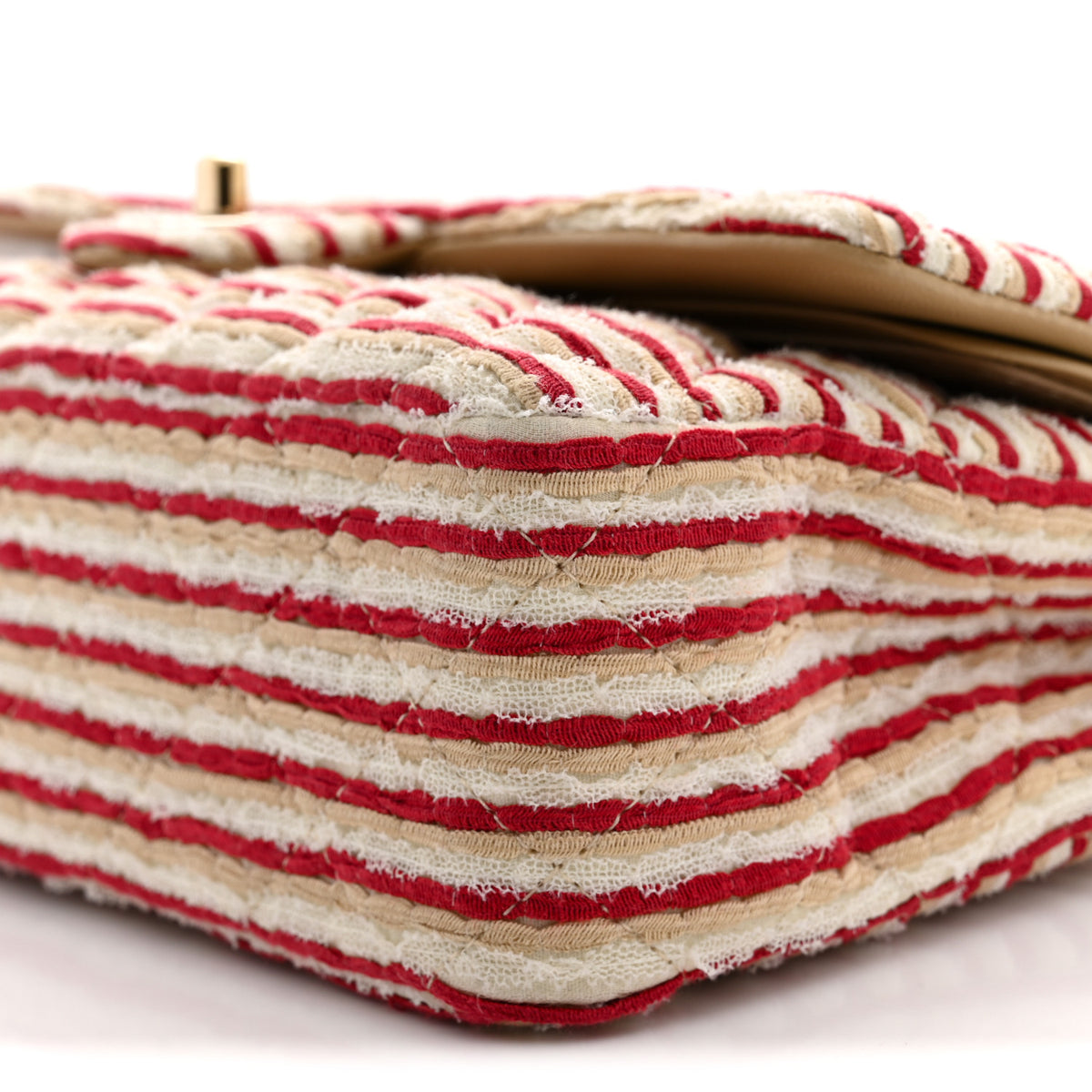 Jersey Quilted Medium Coco Sailor Flap Red White