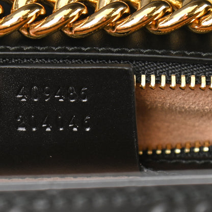 Gucci Guccissima Medium Padlock Shoulder Bag Black 7 of 11