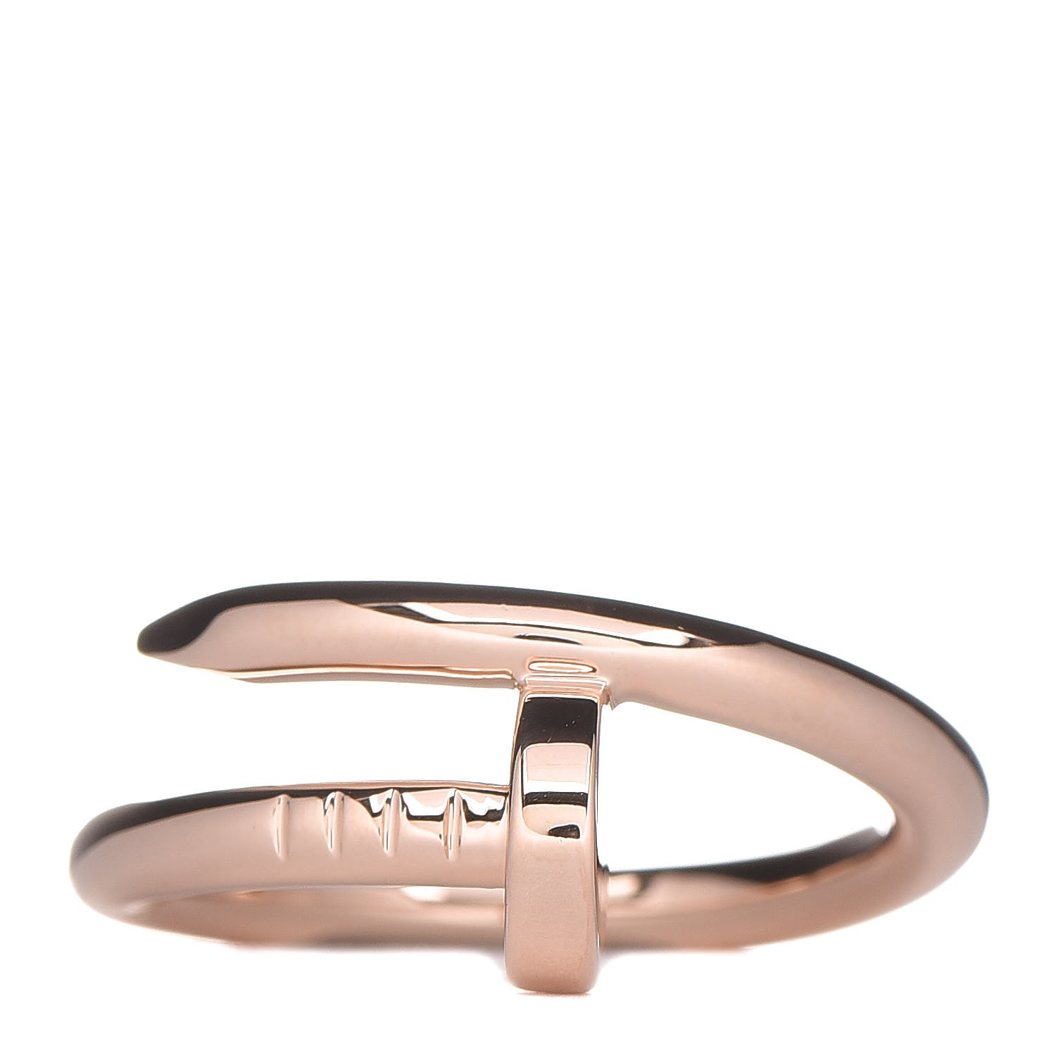 Cartier 18K Pink Gold Juste Un Clou Ring 55 7.25 1 of 5