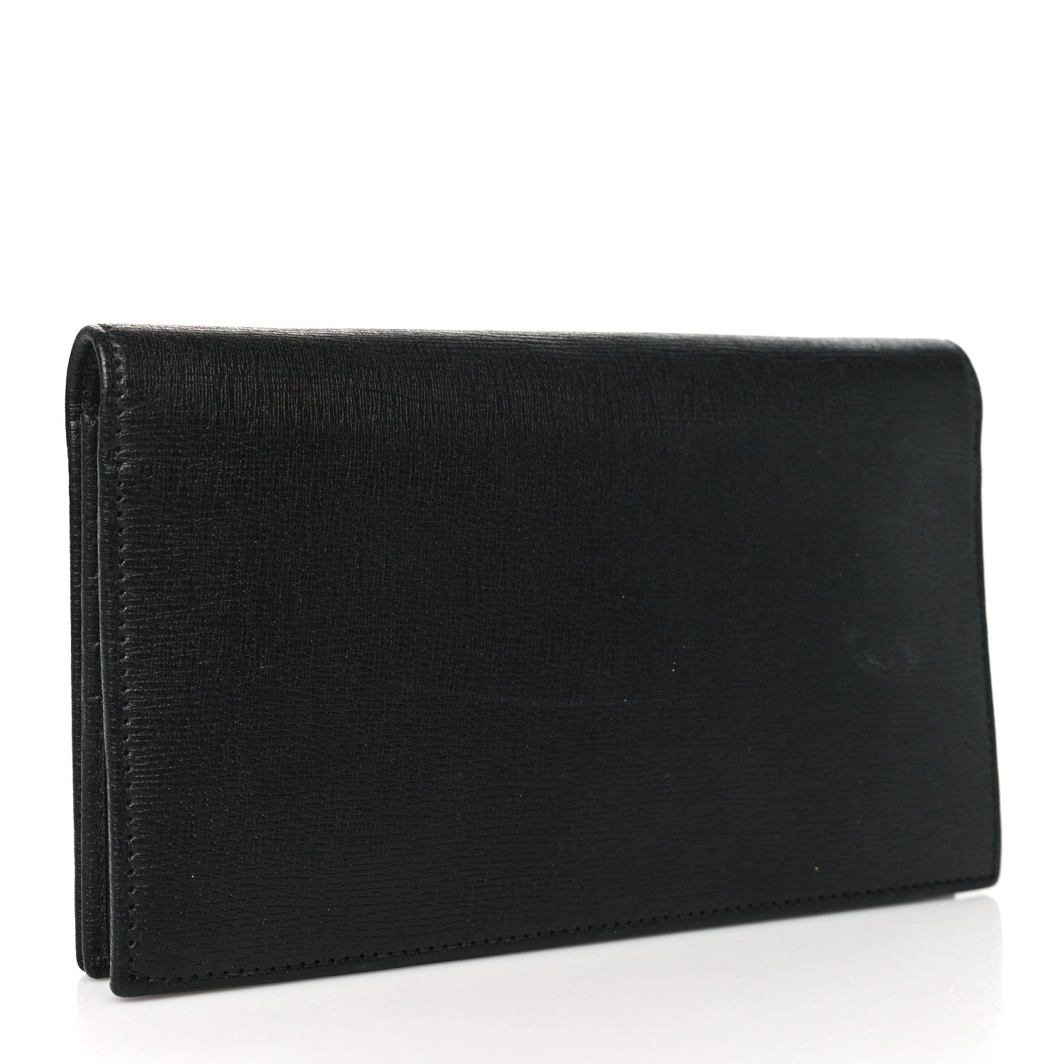 Gucci Textured Calfskin Medium Betty Chain Wallet Black 3 of 9