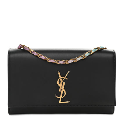Saint Laurent Smooth Calfskin Medium Classic Monogram Kate Satchel Black 1 of 8