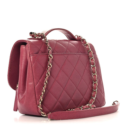Chanel Caviar Quilted Medium Business Affinity Flap Pink 3 of 10