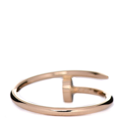 Cartier 18K Yellow Gold Small Juste Un Clou Ring 56 7.5 3 of 4