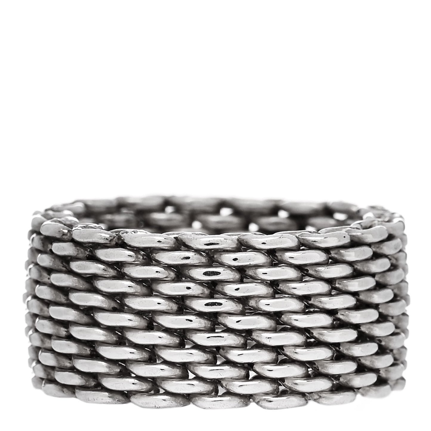 Sterling Silver Somerset Mesh Ring 52 6