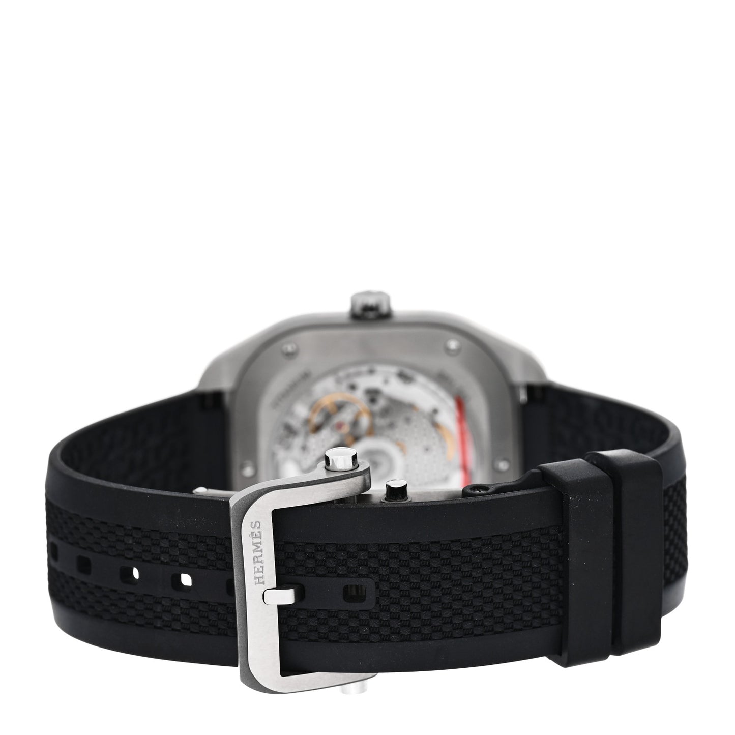 Titanium Rubber 39mm H08 Automatic Watch Noir