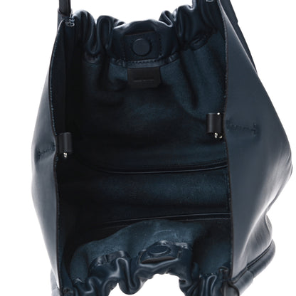 Proenza Schouler Calfskin Small Ruched Tote Navy 5 of 9