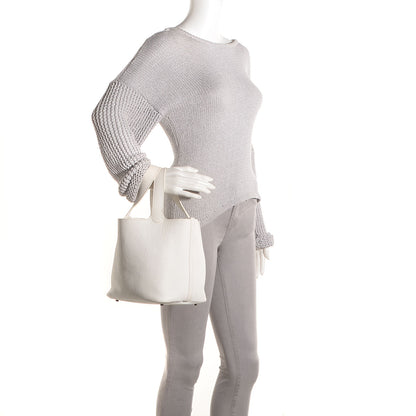 Hermes Taurillon Clemence Picotin PM White 2 of 8