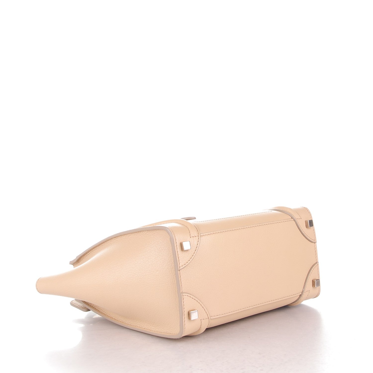 Celine Goatskin Micro Luggage Sand 4 of 7
