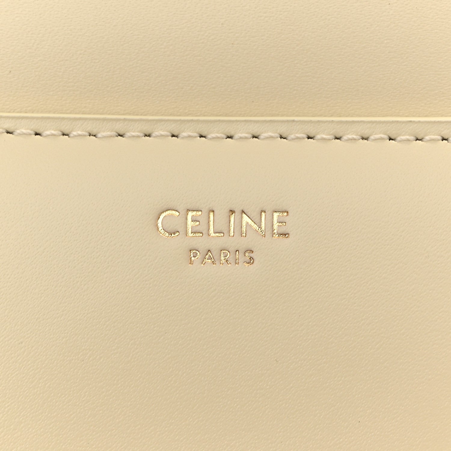 Celine Grained Calfskin Small 16 Top Handle Bag Beige 6 of 11