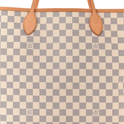 Louis Vuitton Damier Azur Neo Neverfull GM Rose Ballerine 7 of 9