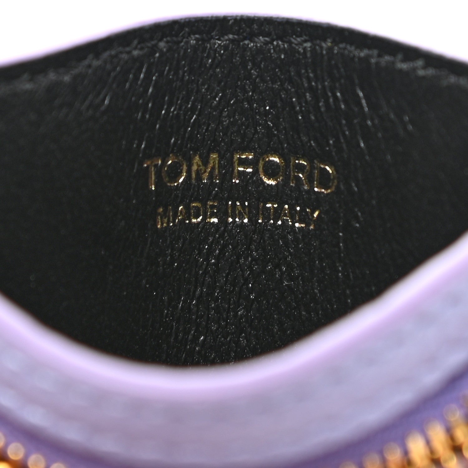Tom Ford Grained Calfskin Card Holder Purple 6 of 6