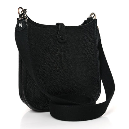 Hermes Taurillon Clemence Evelyne TPM Black 2 of 9
