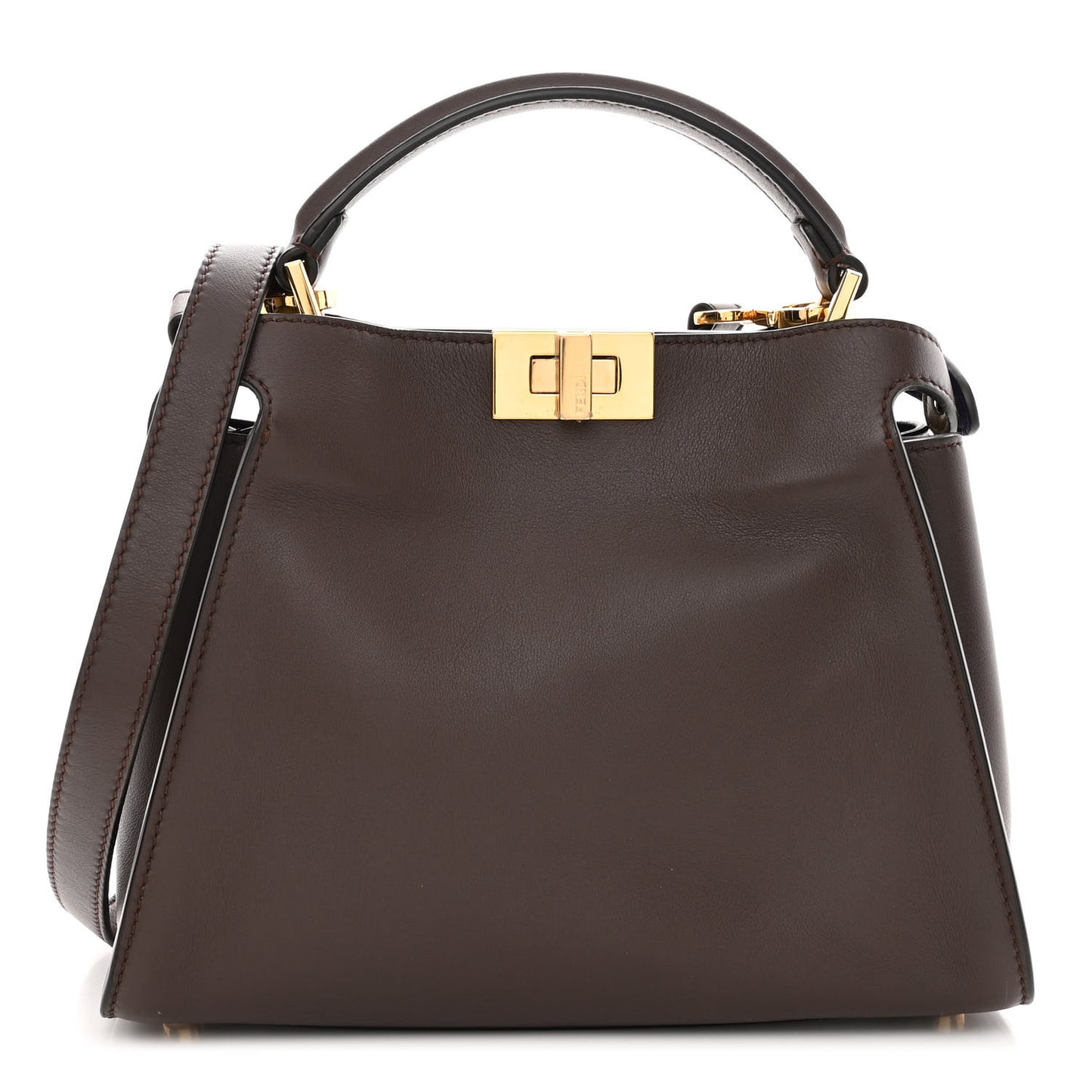 Vitello Tahiti Burro Bi-Color Medium Peekaboo Iconic Essentially Satchel Maya Purple Rain