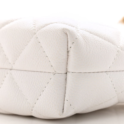 Chanel Caviar Quilted Classic Clutch Tote With Chain White 10 of 10