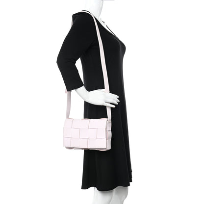 Bottega Veneta Lambskin Maxi Intrecciato Cassette Crossbody Bag Bliss Washed 2 of 9