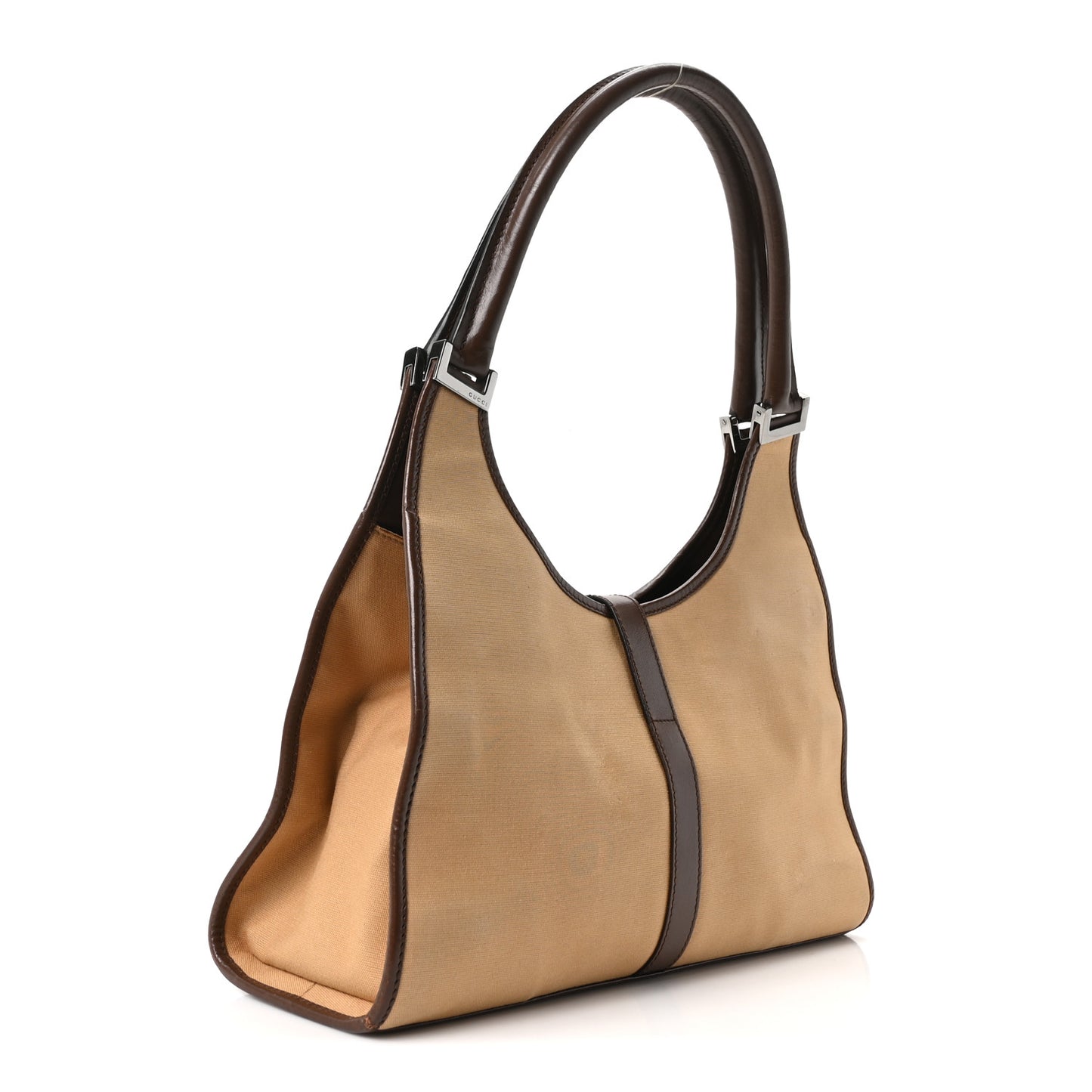 Canvas Web Small Jackie O Hobo Brown